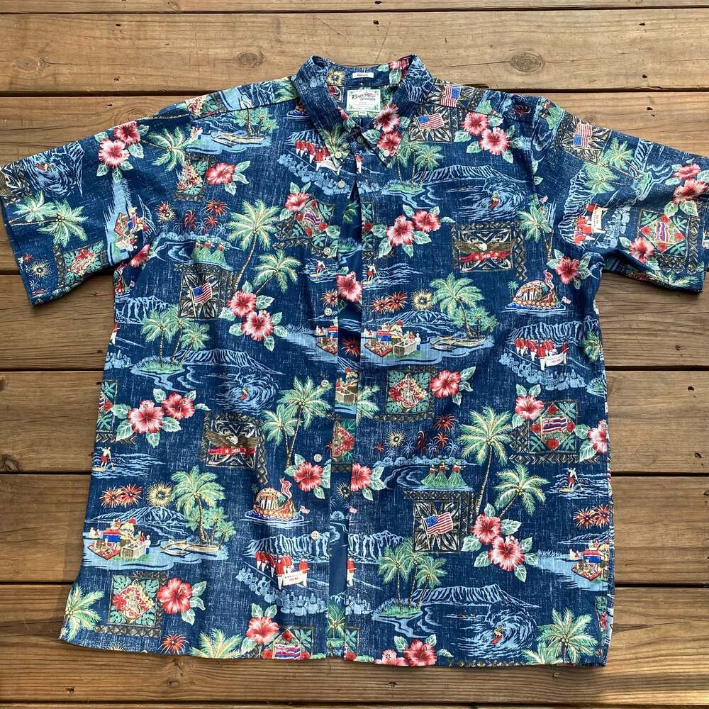 Reyn Spooner Summer Commemorative 2022 Classic Fit Shirt Size XXL